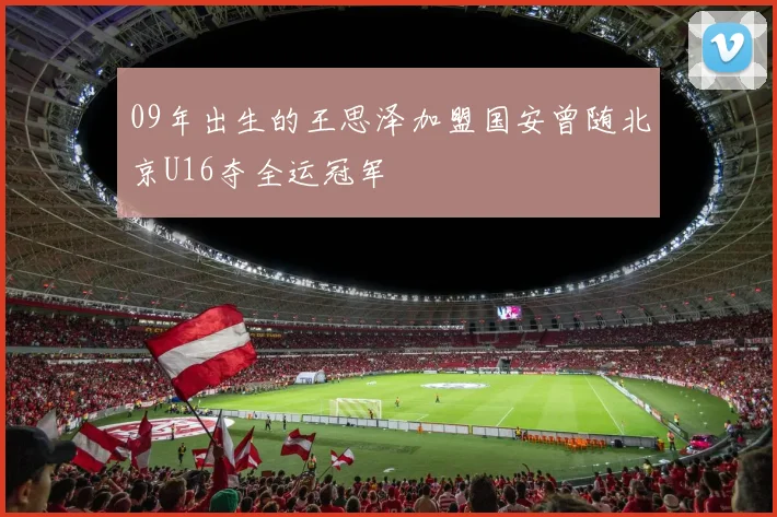 09年出生的王思泽加盟国安曾随北京U16夺全运冠军